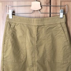 JCrew khaki skirt